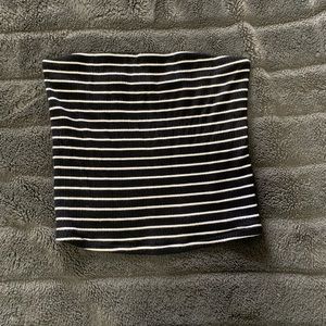 American Eagle Striped Tube Top